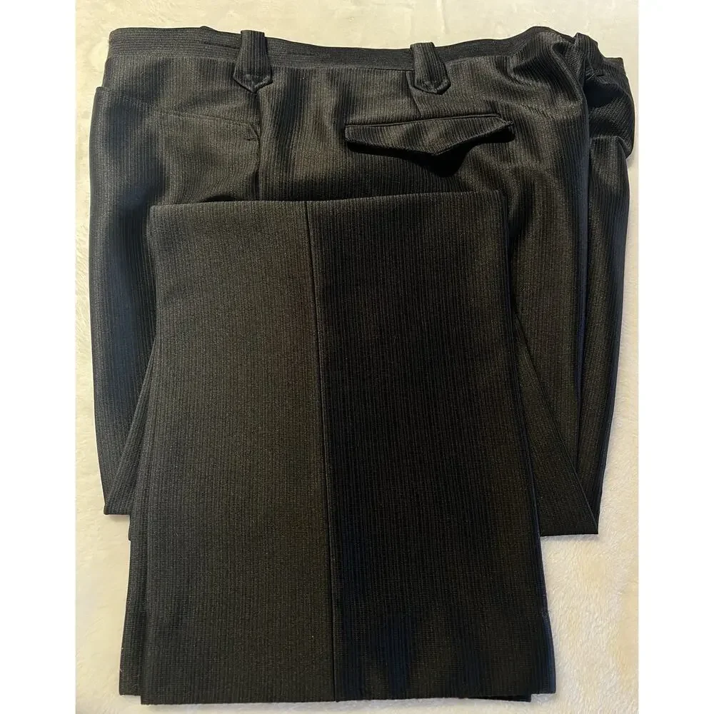 Circle S Dallas Texas 48R 43x29 Black Western Suit Ribbed Sheen Finish Rodeo - Picture 8 of 16